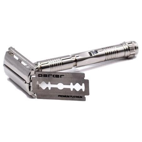 Parker 90R Long Handle Double-Edge Safety Razor by Pasteur Pharmacy