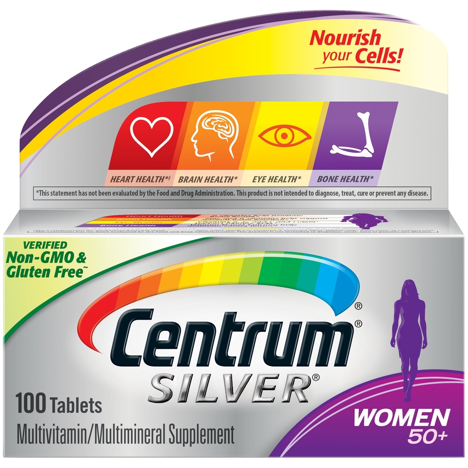 Centrum Silver Women 50+ Multivitamin Multimineral Supplement Tablets by Pasteur Pharmacy