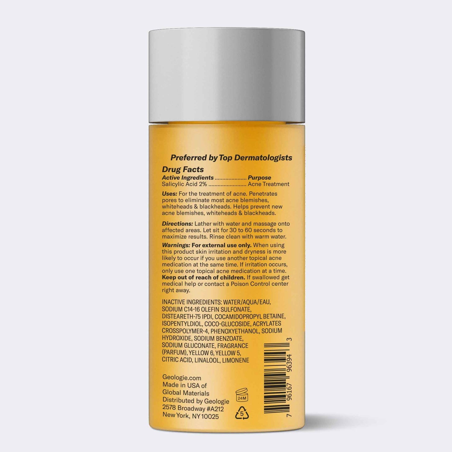 Acne Control Face Wash by Geologie