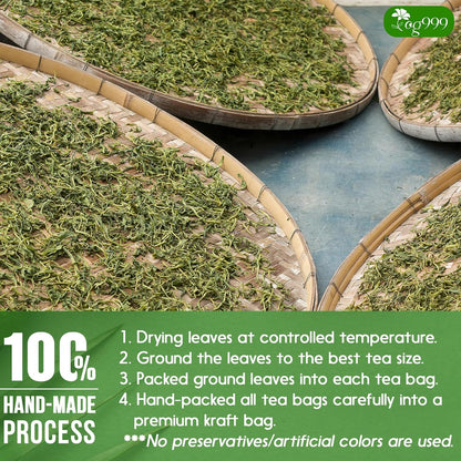 Premium 40 Thyme Leaf Tea Bags, 100% Natural &amp; Pure, Loose Leaf Herbal Tea. by FreshDrinkUS - Natural and Premium Herbal Tea