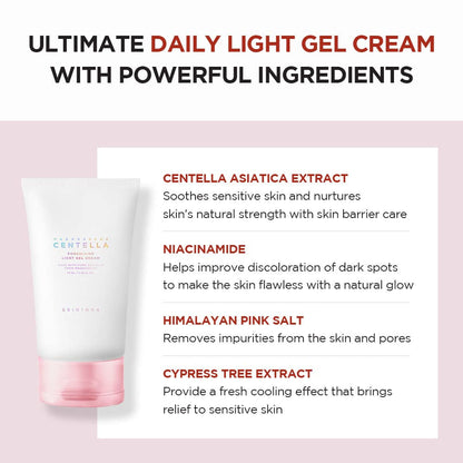Madagascar Centella Poremizing Light Gel Cream 2.53 Fl.Oz (75Ml) | Tightens Pores | Soothes Irritated Skin by Korean Skin Care