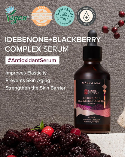 Mary &amp; May Vegan Idebenone+ Blackberry Complex Serum by AsiaBeautyMall