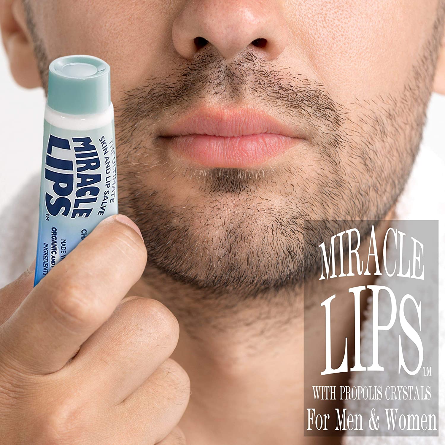 Holocuren Miracle Lips Salve for Dry Lips – Deep Moisturizing Formula, 0.33 oz by HOLOCUREN - Official Website