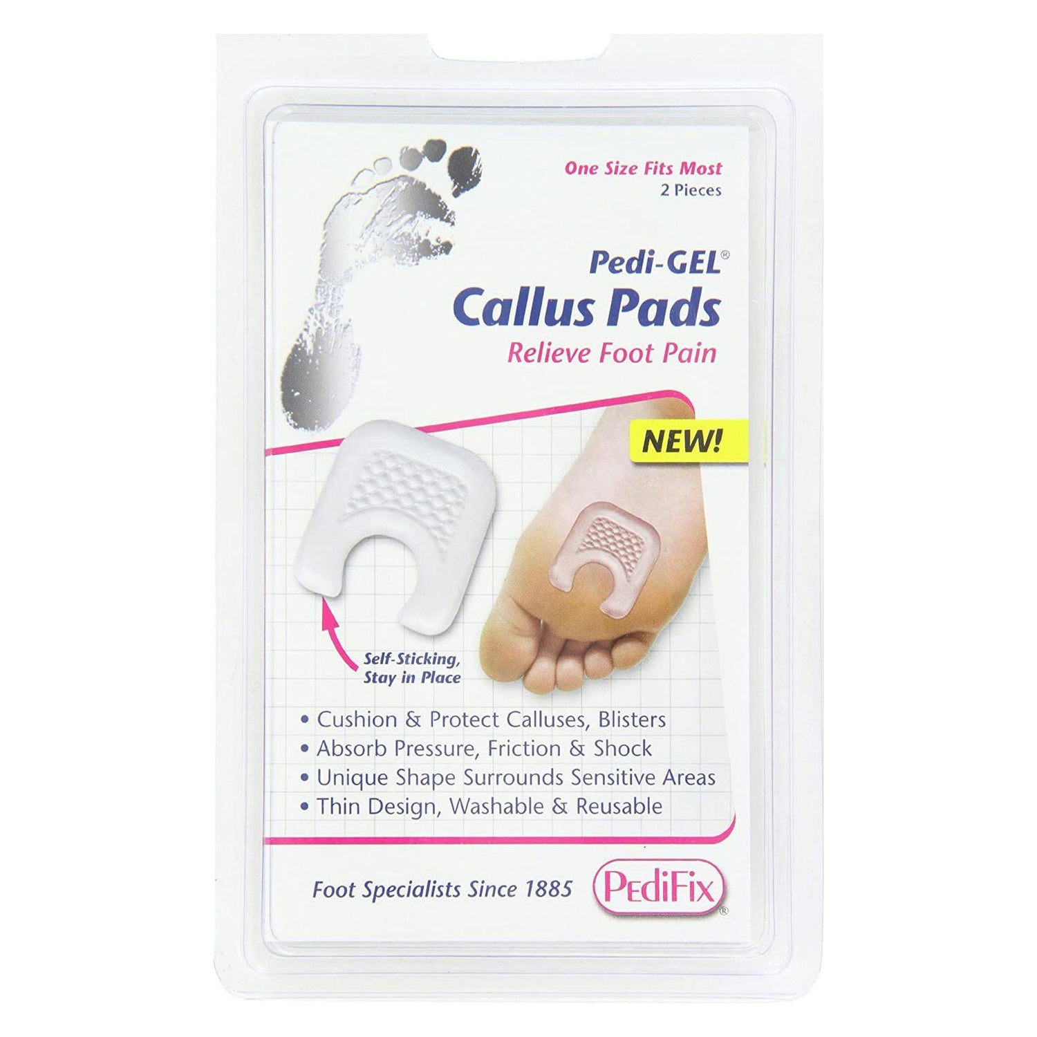PediFix Pedi-Gel Callus Pads 2 count by Pasteur Pharmacy