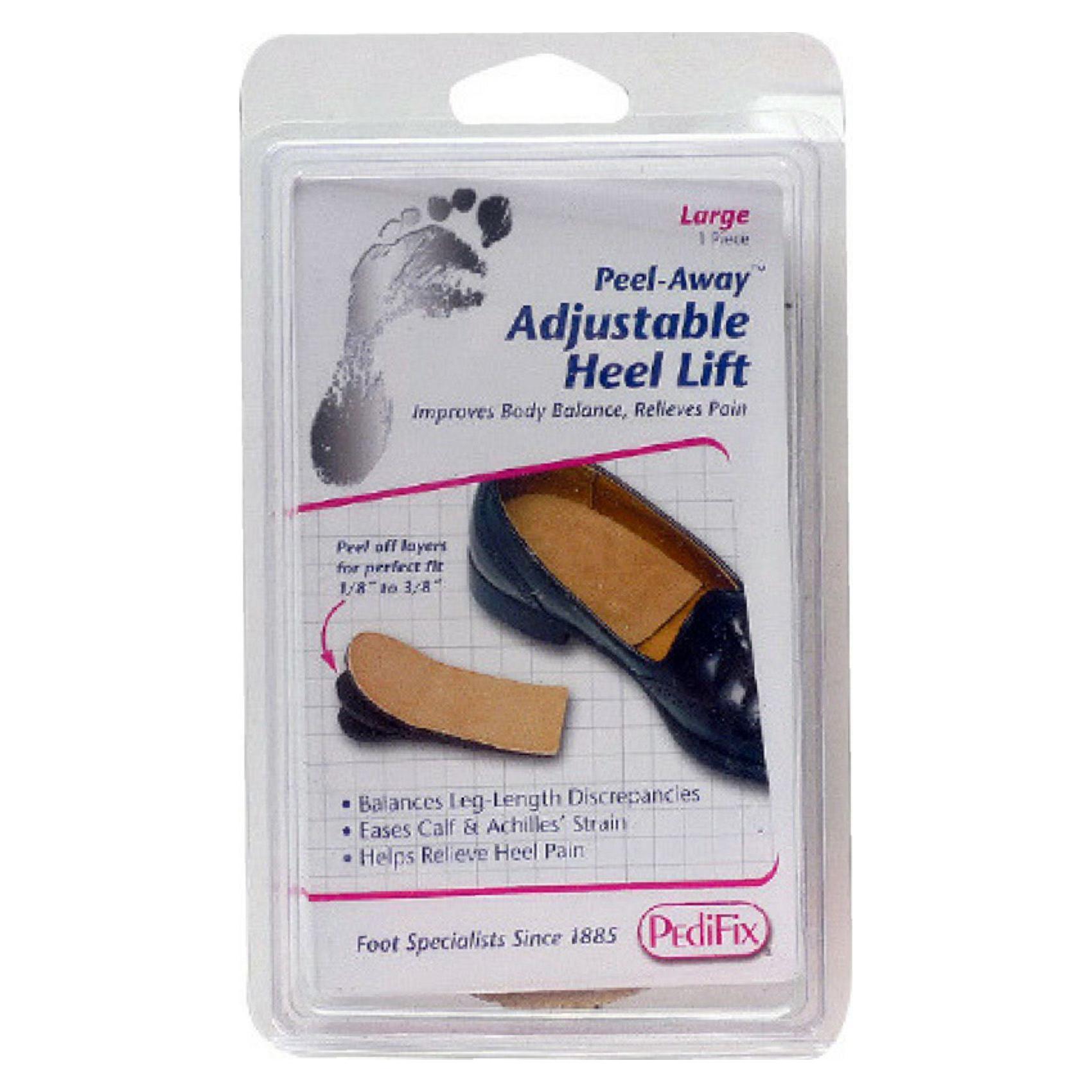PediFix Peel Away Adjustable Heel Lift Large by Pasteur Pharmacy