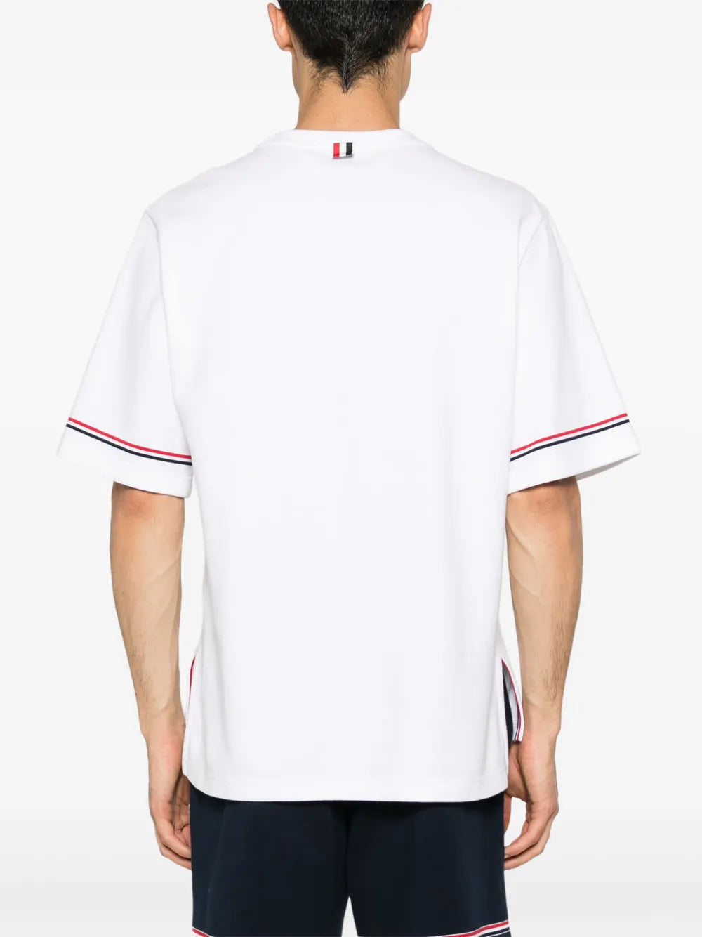 Thom Browne Men Rwb Stripe T-Shirt by Luosophy