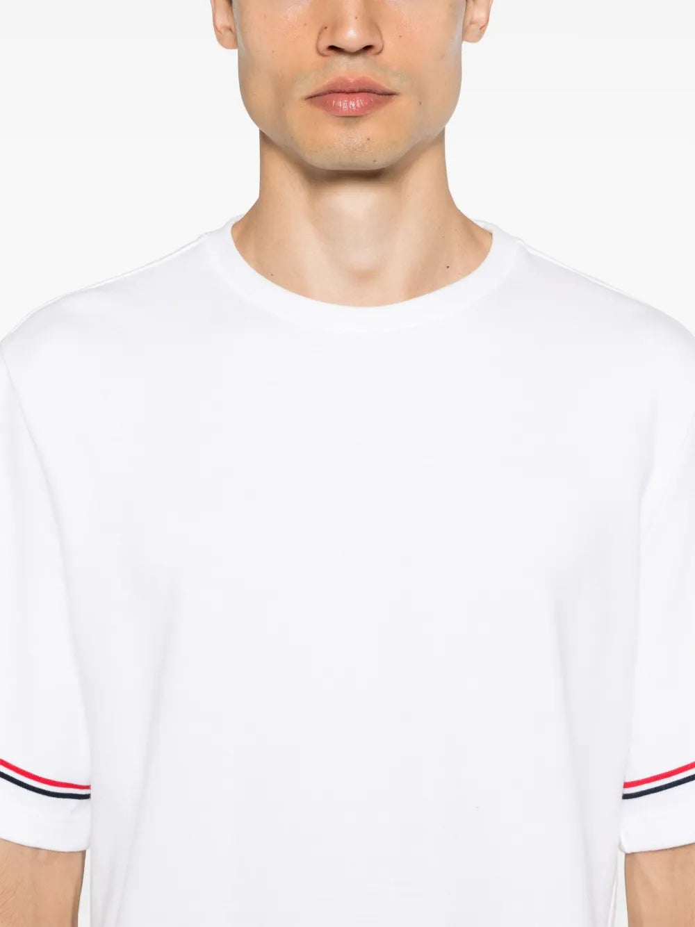 Thom Browne Men Rwb Stripe T-Shirt by Luosophy