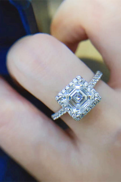 2 Carat Sparkala™ Platinum Over Pure Sterling Silver Ring by Sparkala