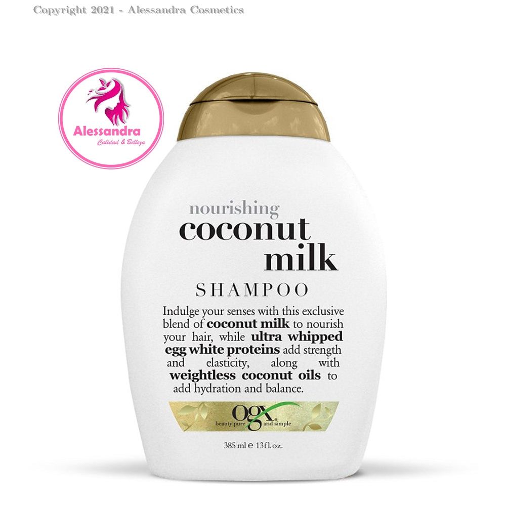 OGX Shampoo, Coconut Milk, Nourishing + 13 Fl Oz by Pasteur Pharmacy