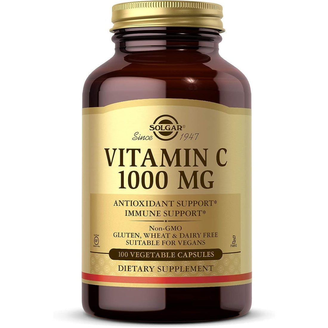 Solgar Vitamin C 1000 Mg, 100 Vegetable Capsules by Pasteur Pharmacy