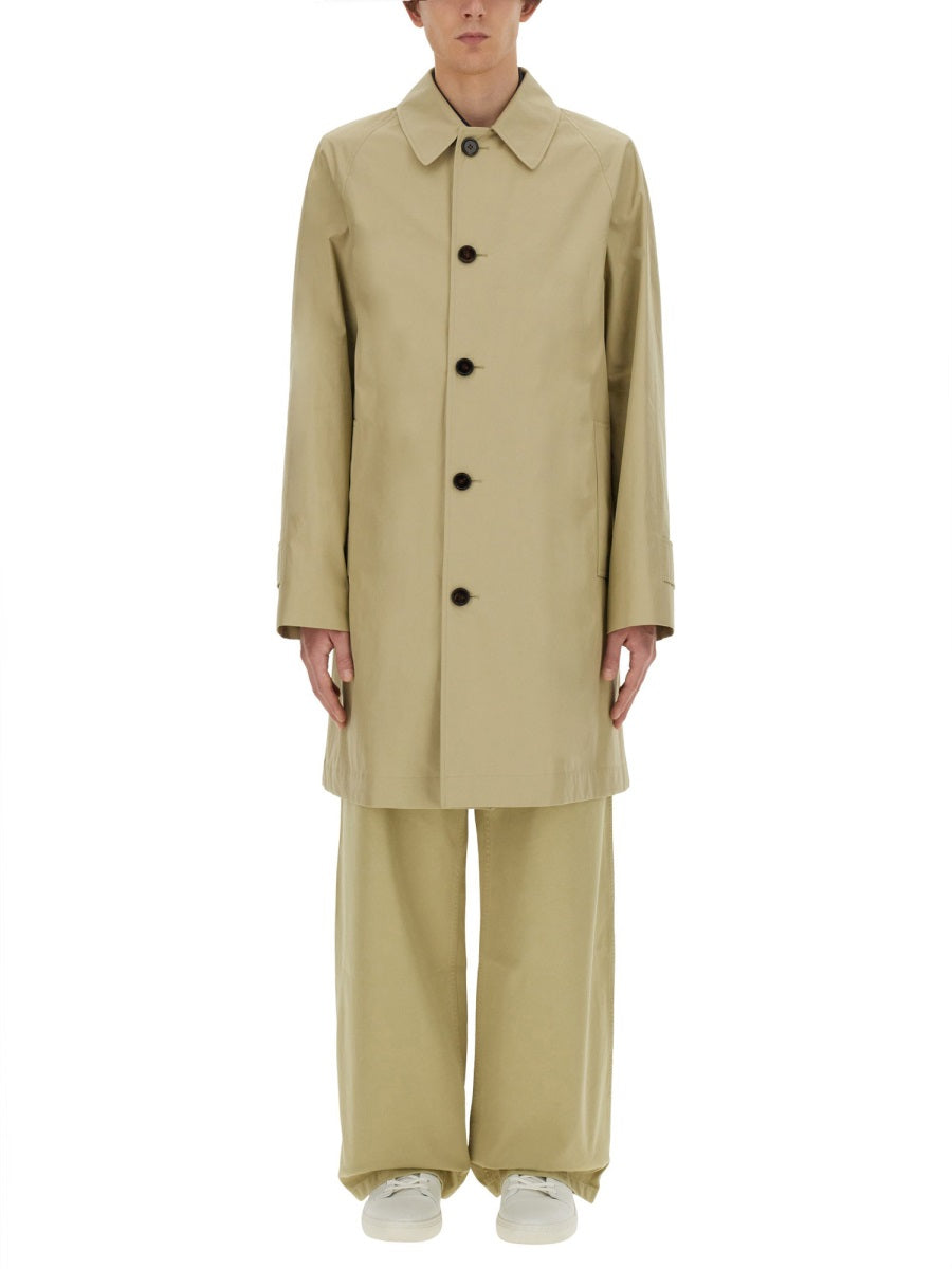Burberry Men Cotton Trench Coat by Luosophy