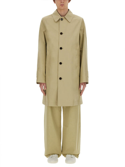 Burberry Men Cotton Trench Coat by Luosophy