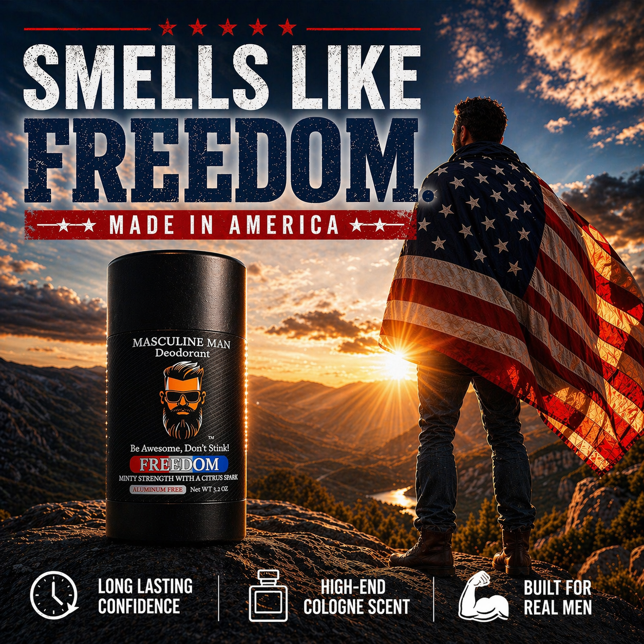 FREEDOM (2 Pack) by Masculine Man