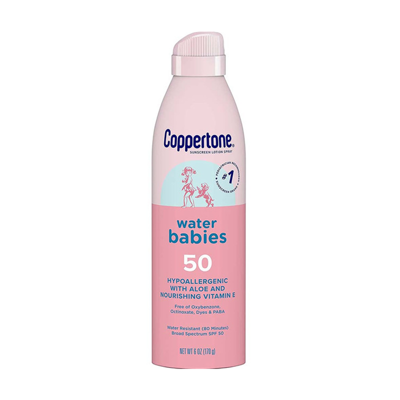 Coppertone Water Babies Sunscreen Lotion Spray, Broad Spectrum SPF 50 by Pasteur Pharmacy