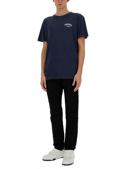 Dsquared Men T-Shirt With Logo by Luosophy