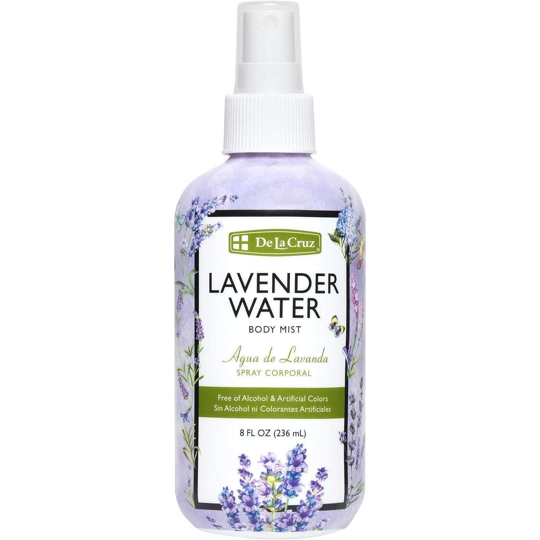 De La Cruz Lavender Water Body Spray, 8 Fl Oz (236 Ml) by Pasteur Pharmacy