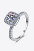 2 Carat Sparkala™ Square Halo Ring (Rhodium Over Pure Sterling Silver) by Sparkala