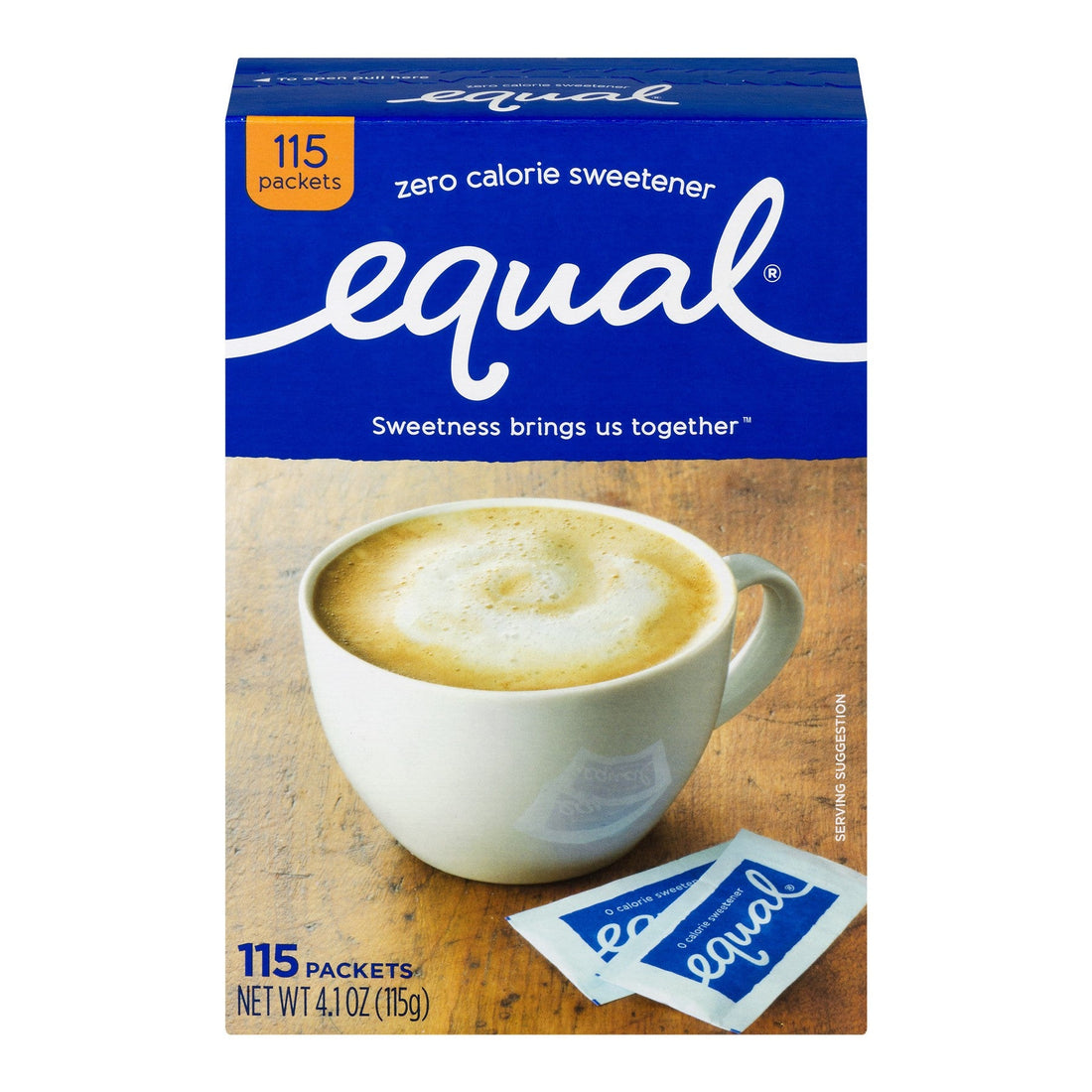 Equal Zero Calorie Original Sweetener Packets 100 ct by Pasteur Pharmacy