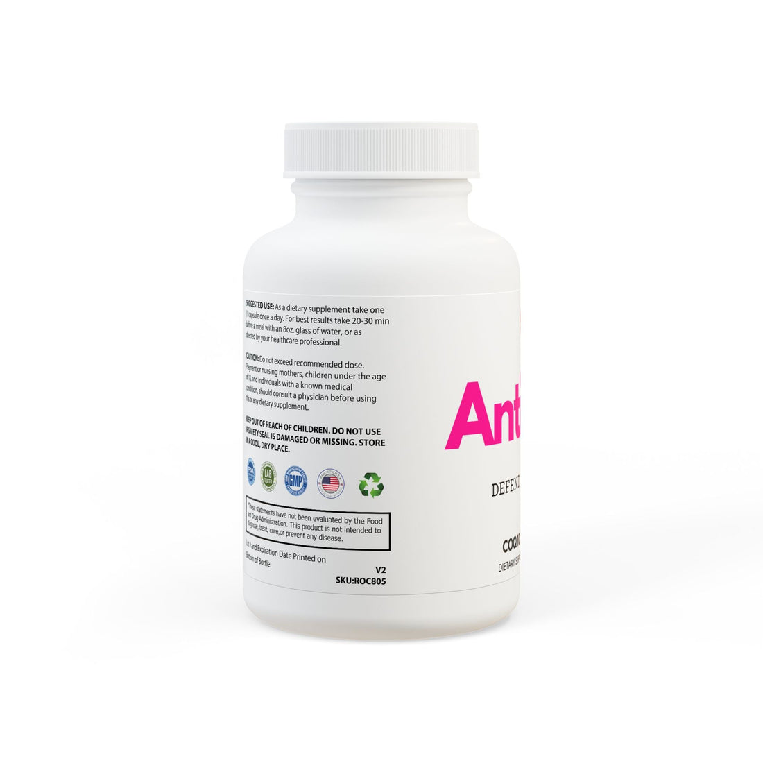AntioxQ CoQ10 Ubiquinone Supplement (30 Capsules) by Spee24, LLC