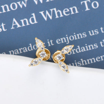 Sparkala™ Platinum-Plated Pure Sterling Silver Stud Earrings by Sparkala