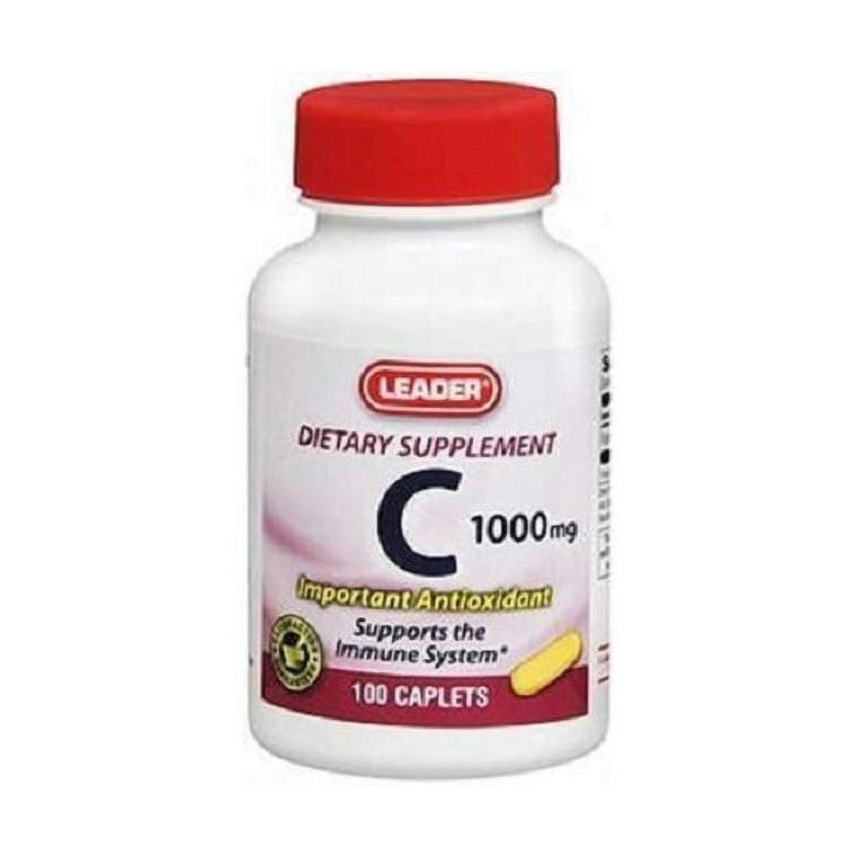 Leader Vitamin C 500 mg, High Potency Immune Support &amp; Antioxidant, 100 Tablets by Pasteur Pharmacy