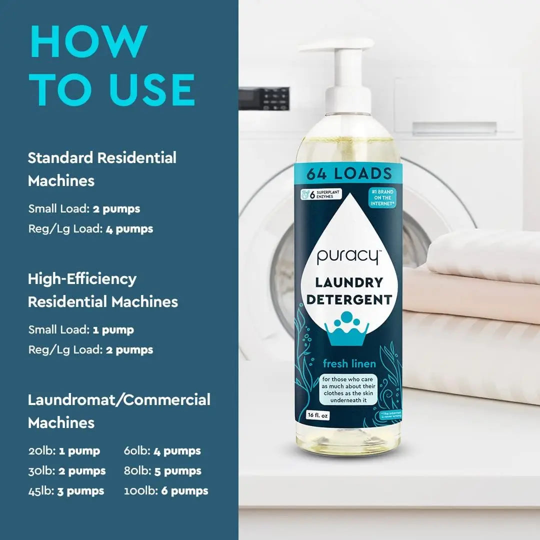 Puracy Natural Laundry Detergent by Wearever Incontinence