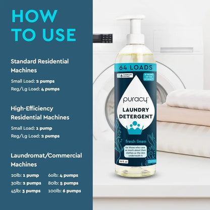 Puracy Natural Laundry Detergent by Wearever Incontinence