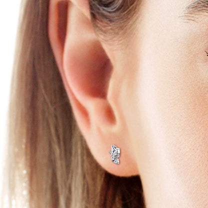 Pure Sterling Silver Sparkala™ Stud Earrings by Sparkala