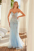 Nox Anabel A1713 Sweetheart Neckline Fully Beaded Strapless Dress by DiscountDressShop