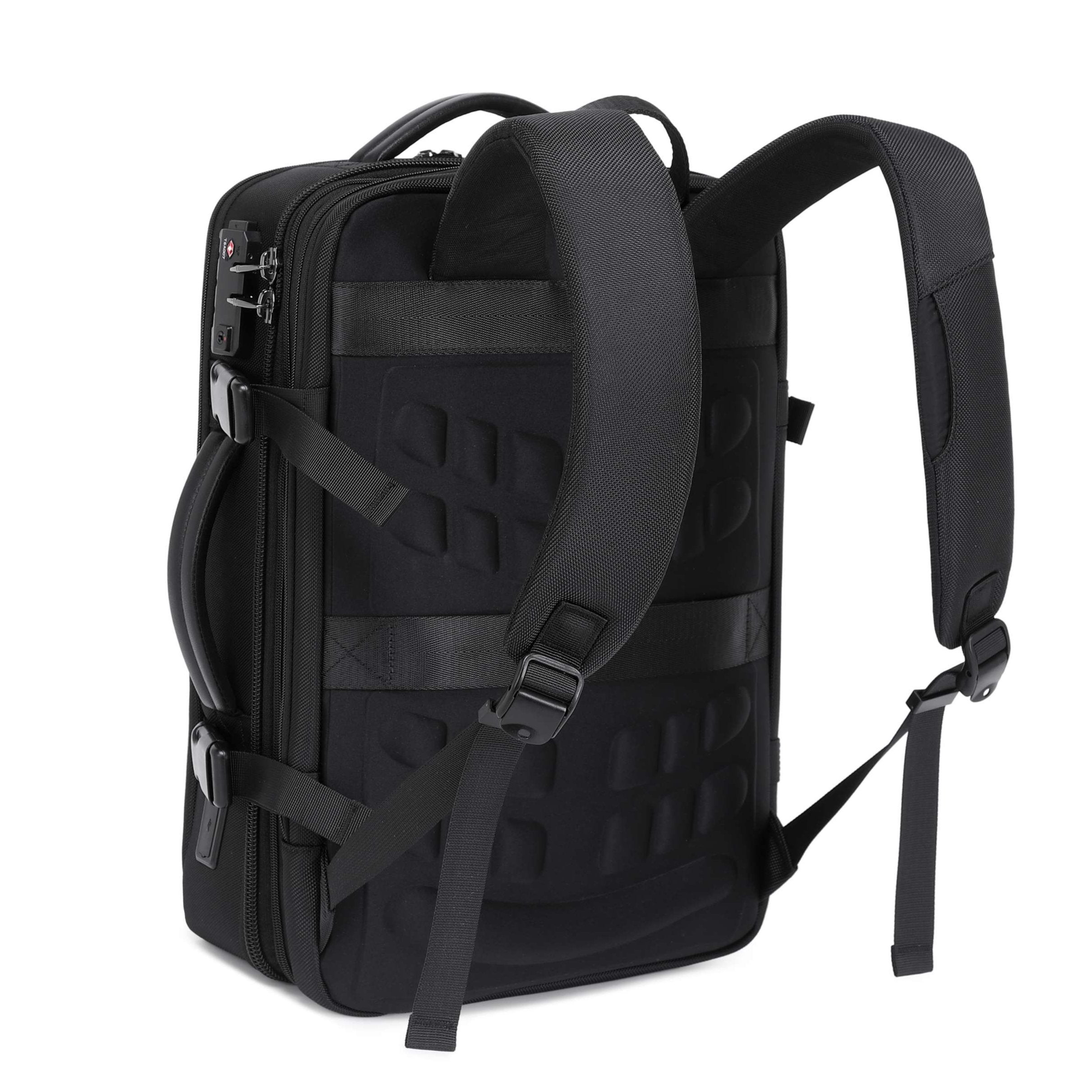 Pro Travel Vegan Backpack 401 - Expandable &amp; Lock by Doshi FCSA