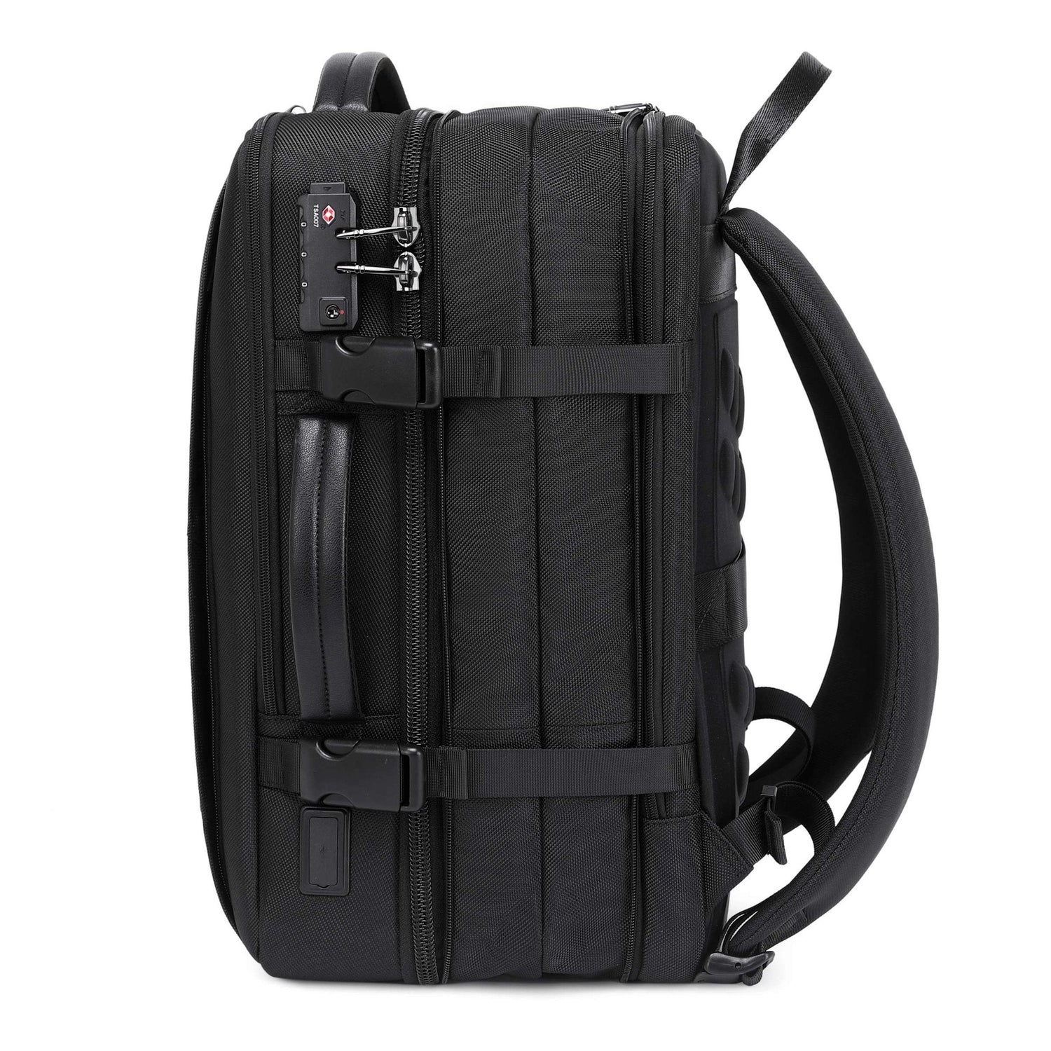 Pro Travel Vegan Backpack 401 - Expandable &amp; Lock by Doshi FCSA