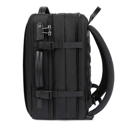 Pro Travel Vegan Backpack 401 - Expandable &amp; Lock by Doshi FCSA