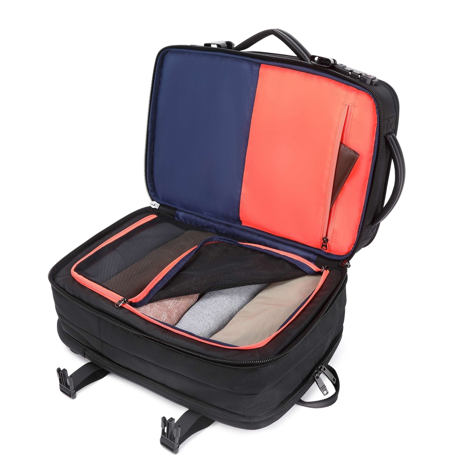 Pro Travel Vegan Backpack 401 - Expandable &amp; Lock by Doshi FCSA