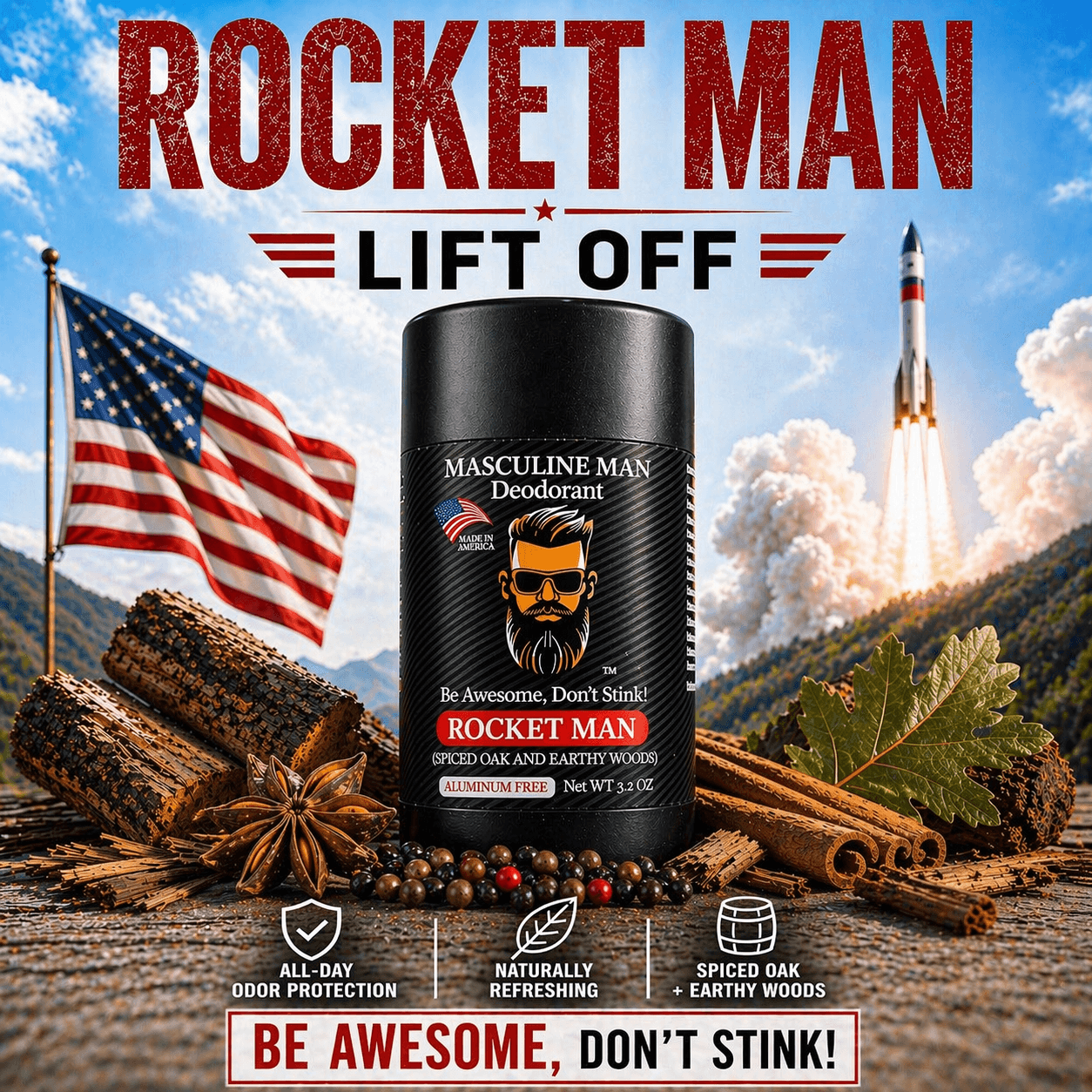 ROCKET MAN (2 Pack) by Masculine Man