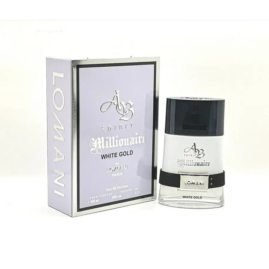 AB Spirit Millionaire White Gold By Lomani For Men 3.3oz EDP Spray by perfumesandrea