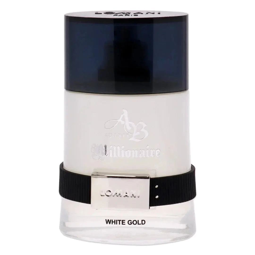 AB Spirit Millionaire White Gold By Lomani For Men 3.3oz EDP Spray by perfumesandrea