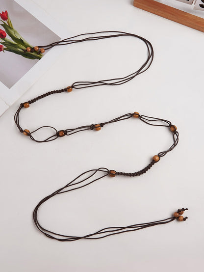 Cotton-Linen Knotted Belt by LINTICO