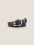 Premium Cowhide Belt With Retro Oval Alloy Buckle by LINTICO