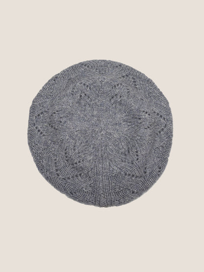 100% Wool Hand-Knit Beret by LINTICO