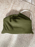 100% Linen Solid-Color Drawstring Storage Bag by LINTICO