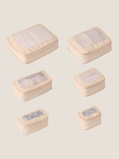 Recycled Silk 6-Piece Travel Toiletry Set by LINTICO