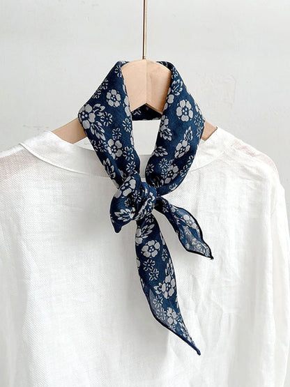 Ramie Vintage Print Handkerchief by LINTICO