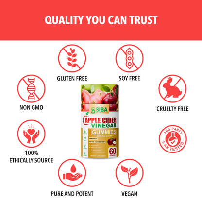 Apple Cider Vinegar Gummies by Siba Vitamins Store