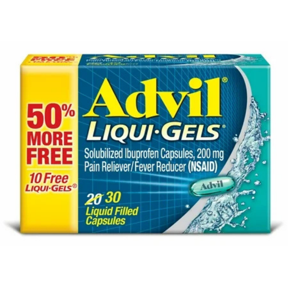 Advil Liqui-Gels Ibuprofen 200 mg (20 capsules) by Farmacias Savia
