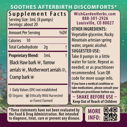 AfterEase For After Birth Contractions by WishGarden Herbs