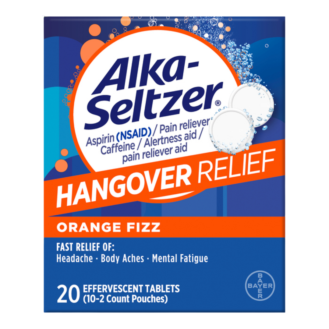 Alka‑Seltzer Hangover Relief Effervescent Tablets (20 count) by Farmacias Savia