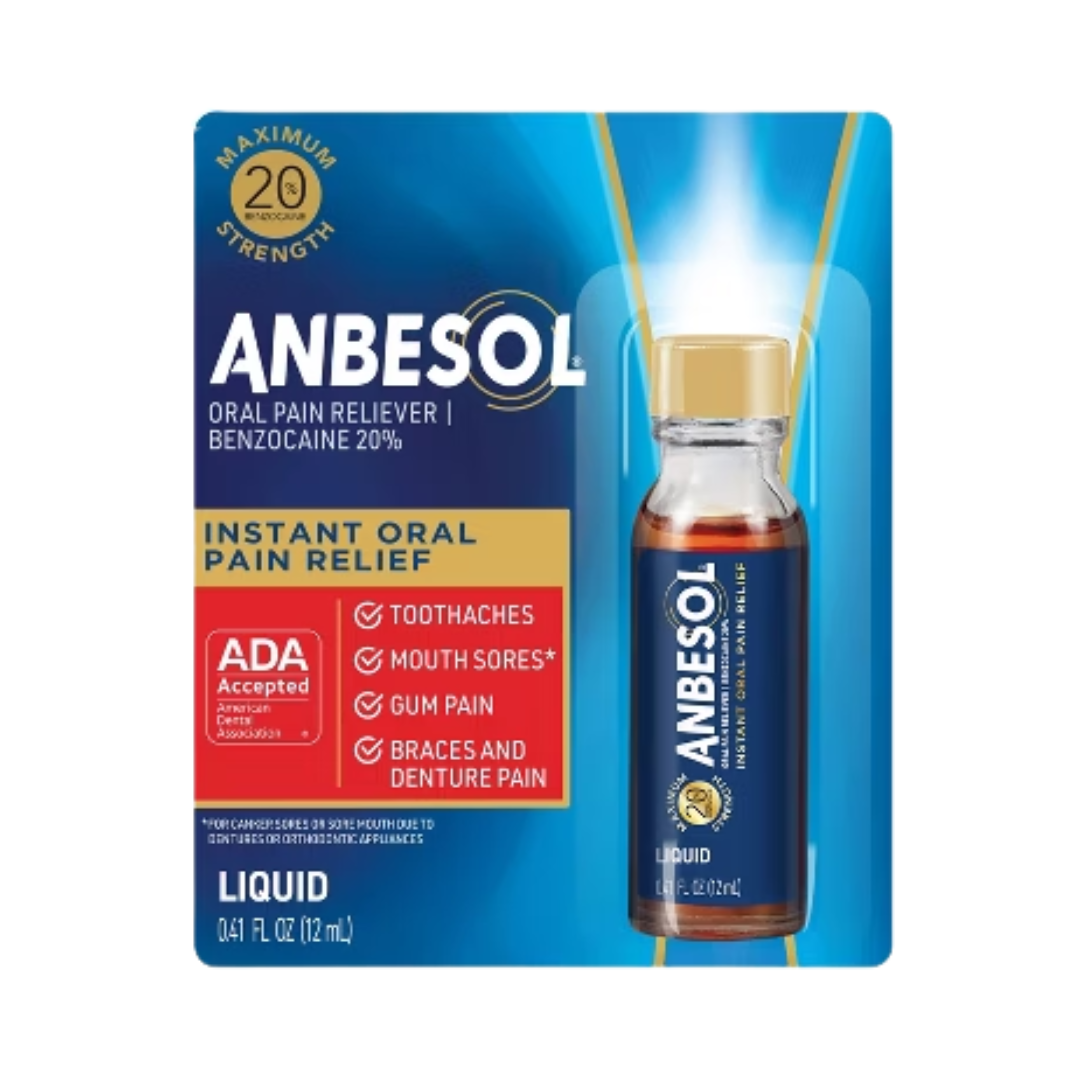 Anbesol M/S Medicated Oral Pain Relief Gel (0.41 oz) by Farmacias Savia