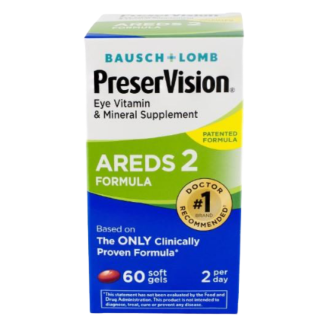 AREDS 2 Eye Health Vitamin &amp; Mineral Supplement Mini Soft Gels (60 count) by Farmacias Savia