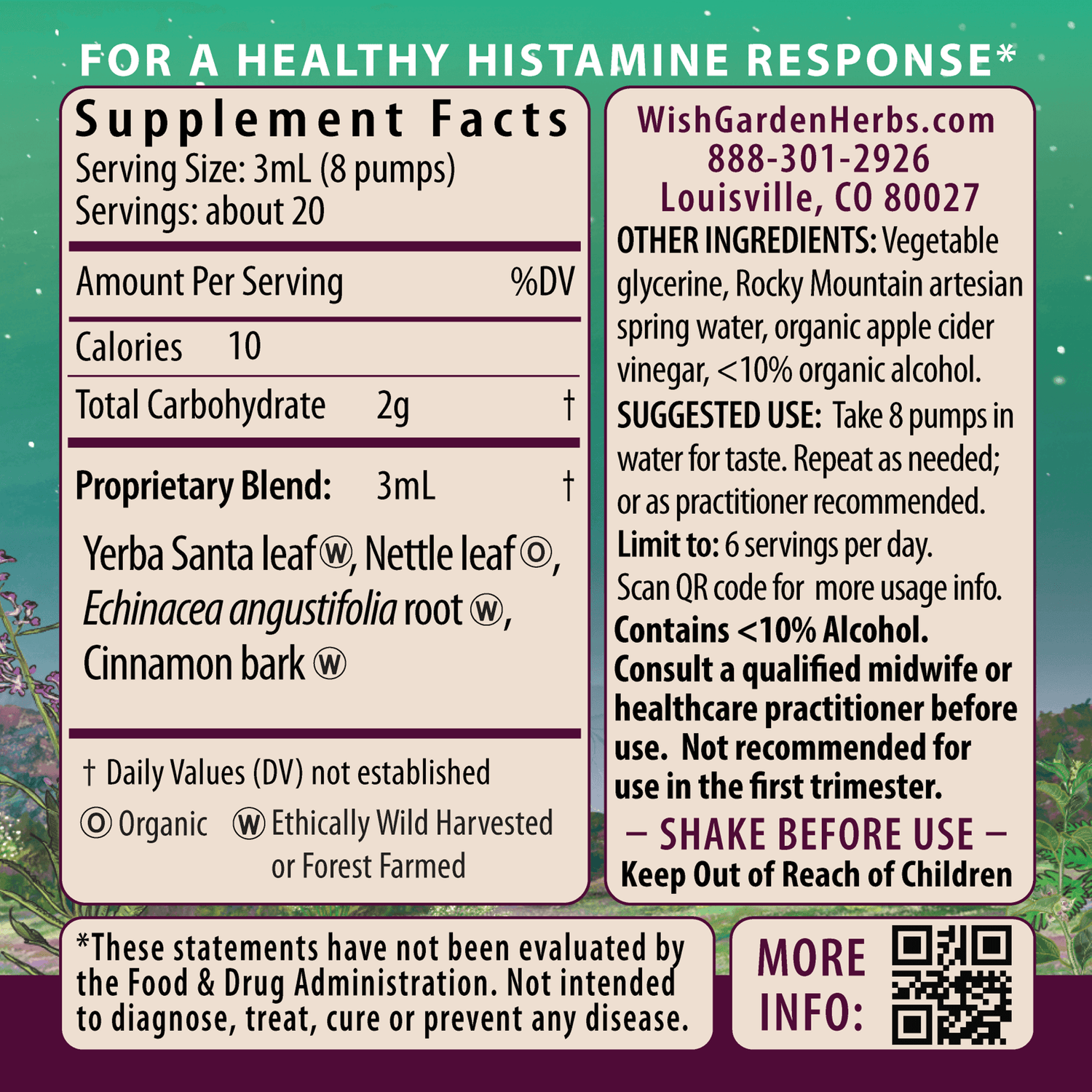 Kick-Ass Allergy, Seasonal Rescue For Pregnancy by WishGarden Herbs