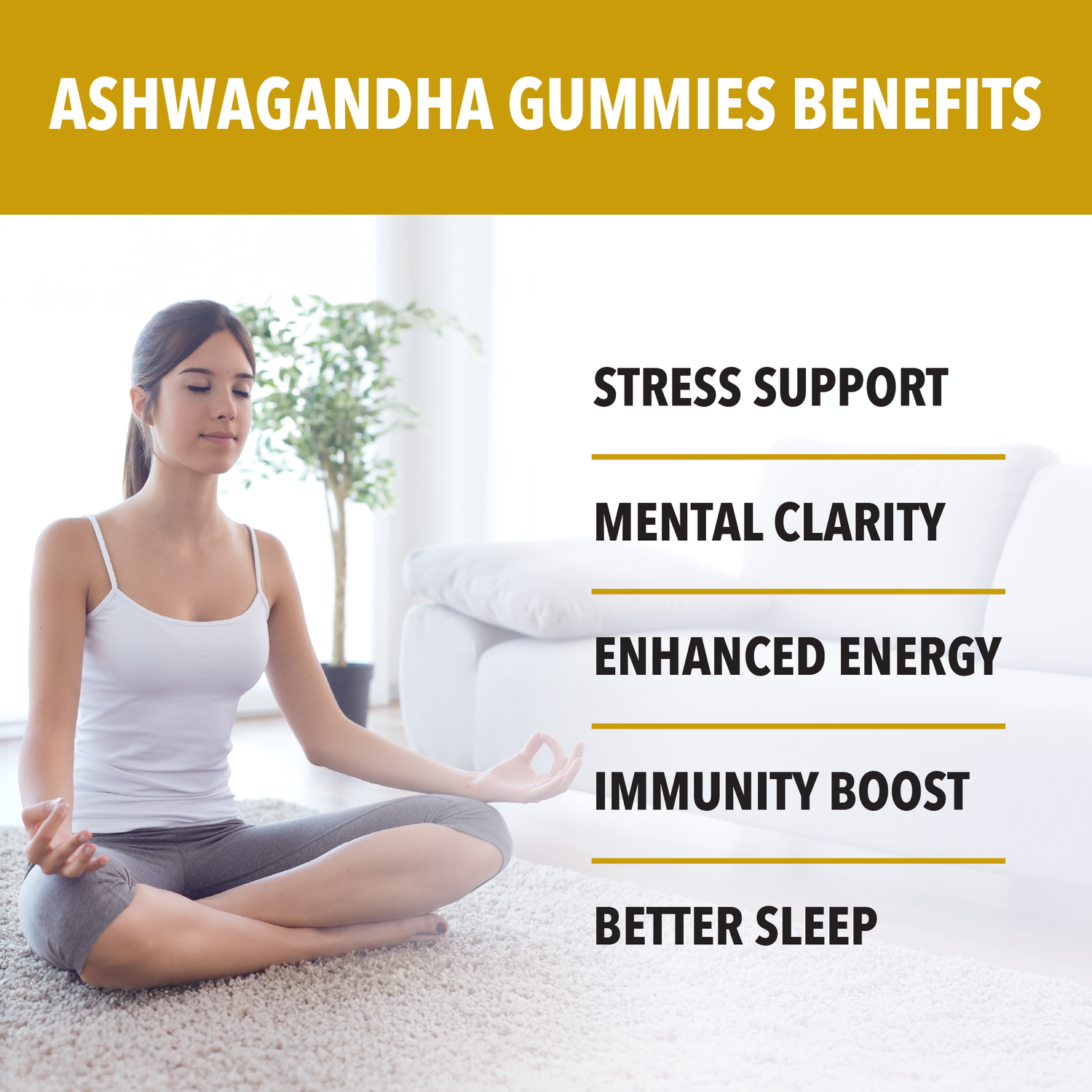 Ashwagandha Gummies by Siba Vitamins Store